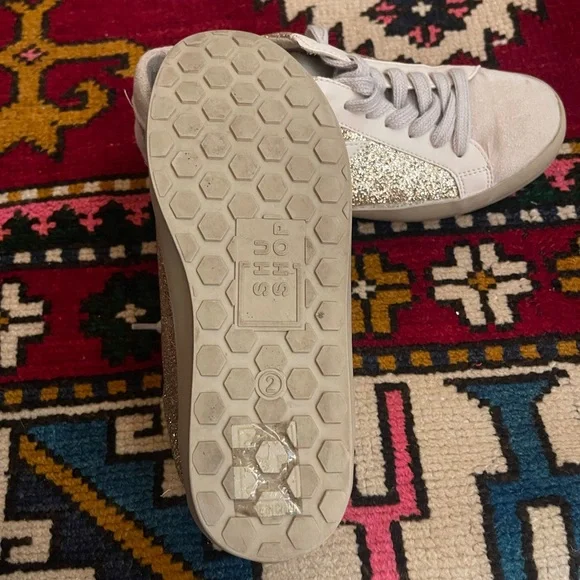 ShuShop Kids Sneakers - White and Gold - Picture 4 of 4